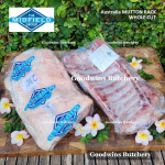 Mutton CHOPS 3/4 & 1 inch - daging iga domba frozen Australia MIDFIELD (price/pack 600g)